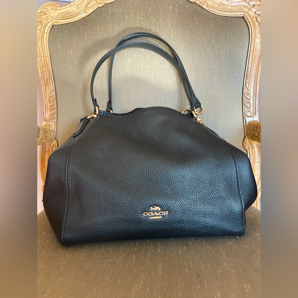 Black coach tote